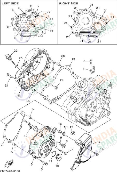 CRANKCASE COVER 1